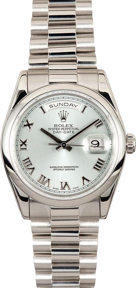 rolex platinum day-date|Rolex Day-Date 36 platinum.